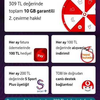 Vodafone Yanımda Uygulamasında Kampanya Kayboldu, Çözüm Bekliyorum!