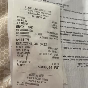 Depozito İadesi Yapılmadı, Sixt Kosova'dan Yanıt Alınamıyor