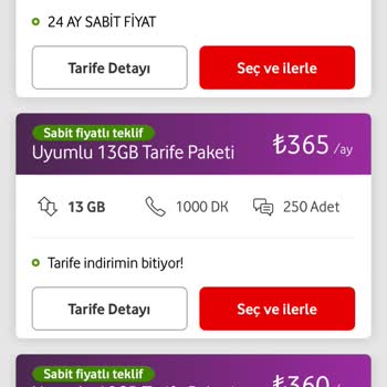 Vodafone 6 GB İnternet Paketi Hızla Bitiyor Yüksek Ücret Ödüyorum!