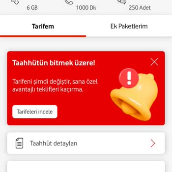 Vodafone 6 GB İnternet Paketi Hızla Bitiyor Yüksek Ücret Ödüyorum!