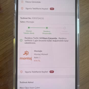 Satın Alınan Montaj Hizmeti 12 Gündür Yapılmıyor