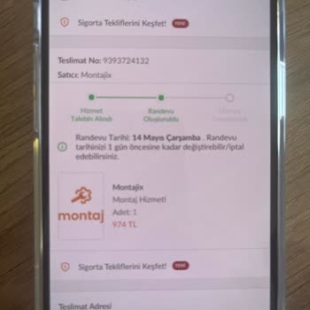 Satın Alınan Montaj Hizmeti 12 Gündür Yapılmıyor