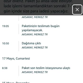 MNG Kargo Kata Teslimat Yapmadı, Siparişim İade Edildi Ve Mağdur Oldum