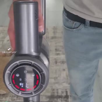 Korkmaz Dikey Şarjlı Süpürge Kendi Kendine Kapanır Oldu!