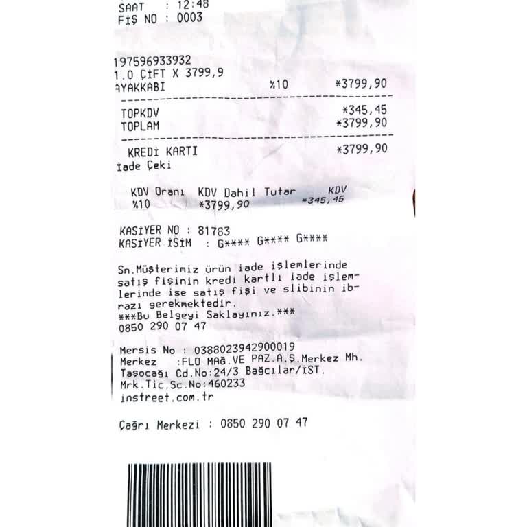 In Street Mağazasında Para İadesi Kararına Rağmen İade Yapılmıyor