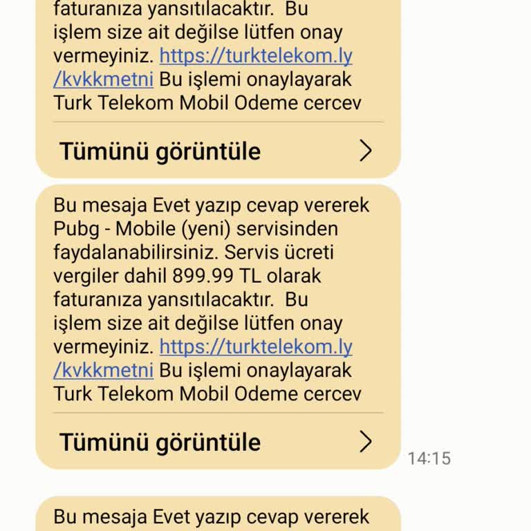 Onayım Olmadan Faturama Yansıtılan Ücretler Ve İptal Sorunu