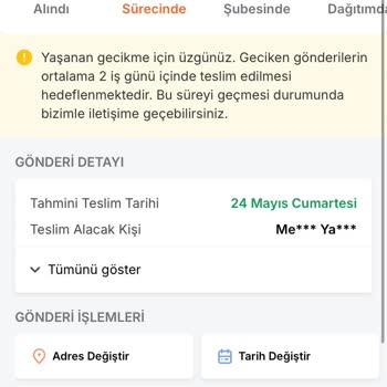 Trendyol Expres Kargo Teslimatı Sürekli Gecikiyor Müşteri Hizmetleri Yetersiz