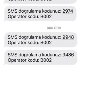 Tanımadığım Firmalardan Sürekli Onay Kodu Mesajı Alıyorum