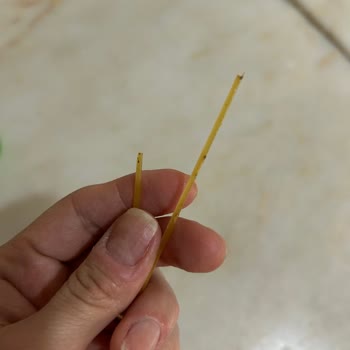 Çubuk Makarna İçinden Siyah Lekeler Çıktı!