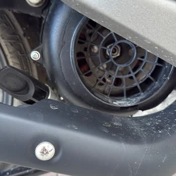 Yeni Alınan Motosiklette Fan Ve Kapak Arızası