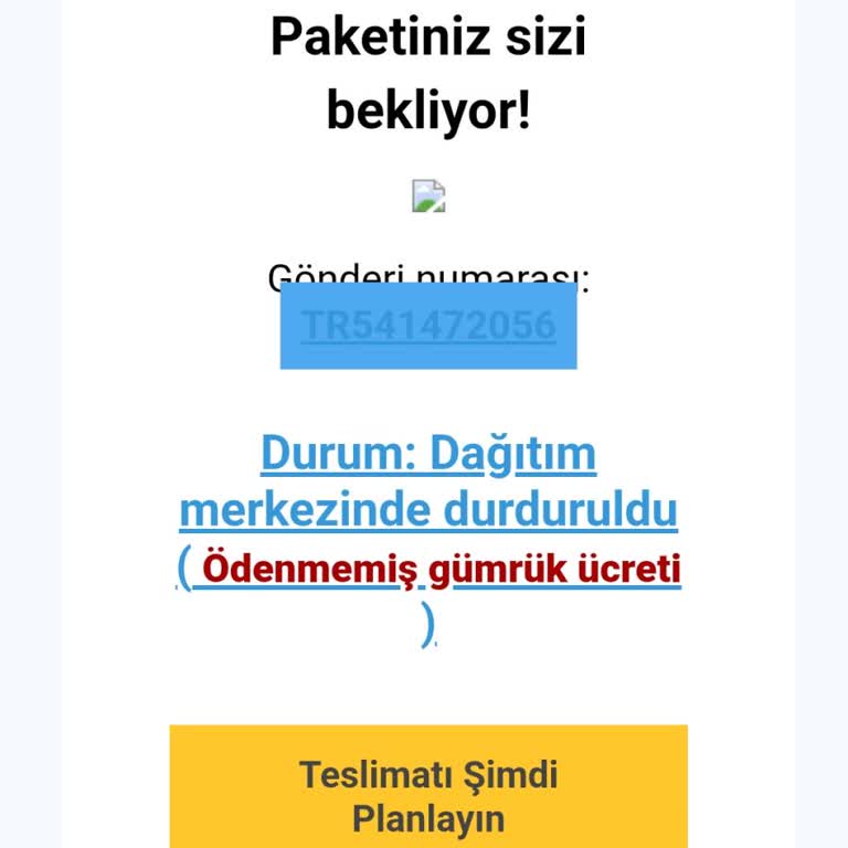 Sürekli Gelen Gümrük Ücreti Mesajlarıyla Rahatsızlık