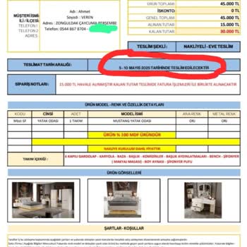 Söz Verilen Teslimat Gerçekleşmedi, İade Yapılmadı: Müşteri Mağduriyeti