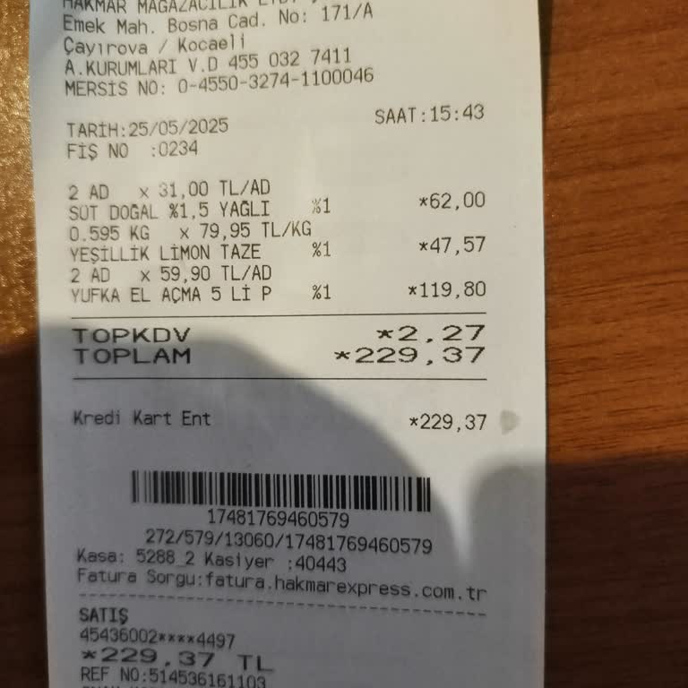 Hakmar Çalışanlarının Sorumsuz Ve Alaycı Tavrı Mağaza Çıkışında Yaşanan Mağduriyet