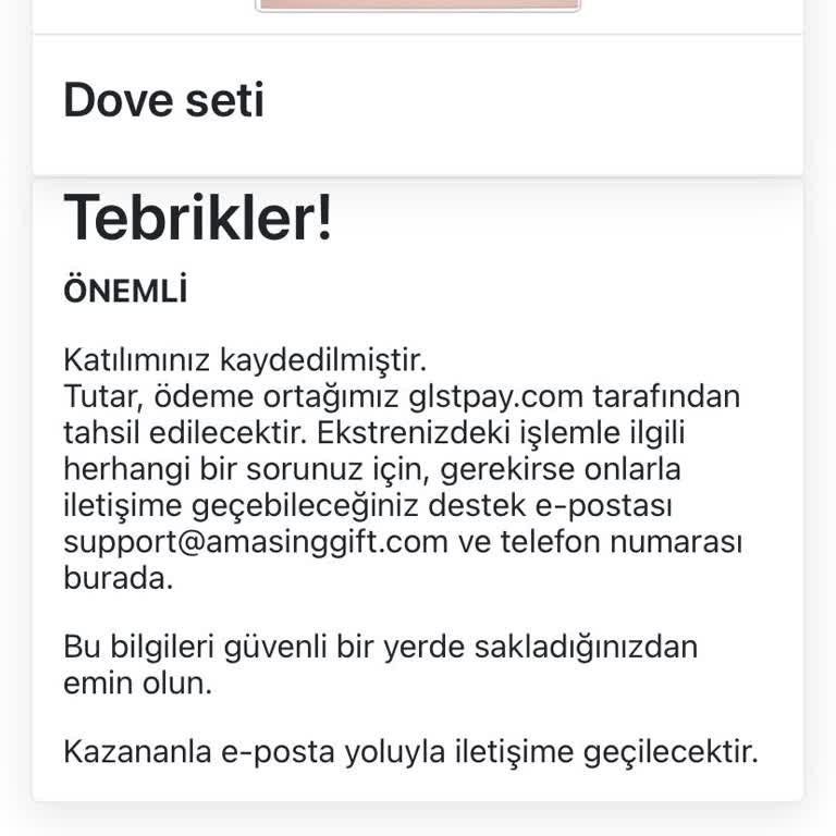 Dove Hediye Seti Kampanyası Mağduriyeti Ve Para İadesi Talebi