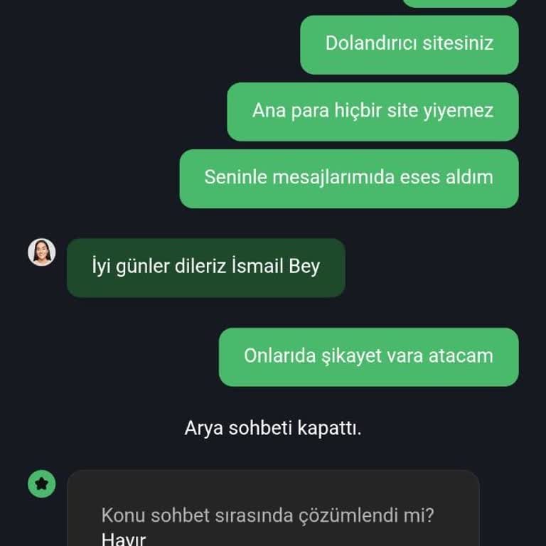 Kazanç Sonrası Hesabım Donduruldu, Param Ödenmedi