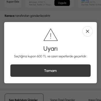 Siparişim İptal Edildi, Çözüm Yerine Şartlı İndirim Sunuldu