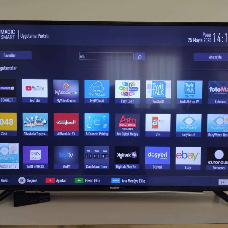 Arçelik Smart TV'de TRT Tabii Uygulamasının Yüklenememesi Hayal Kırıklığı Yarattı