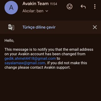 Hesabımın E-postası Değiştirildi, Hesabımı Geri İstiyorum