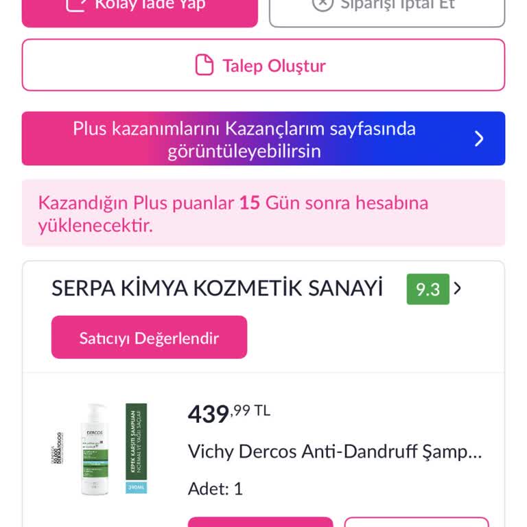 Pazarama'dan Aldığım Şampuan Sahte Çıktı İade Talebim Reddedildi