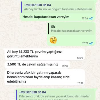 Cashback Sitesinde Sözünde Durmayan Temsilciler Ve Rahatsız Edici İletişim