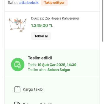 Bebek Ürününde Güvenlik Sorunu Yaşadım