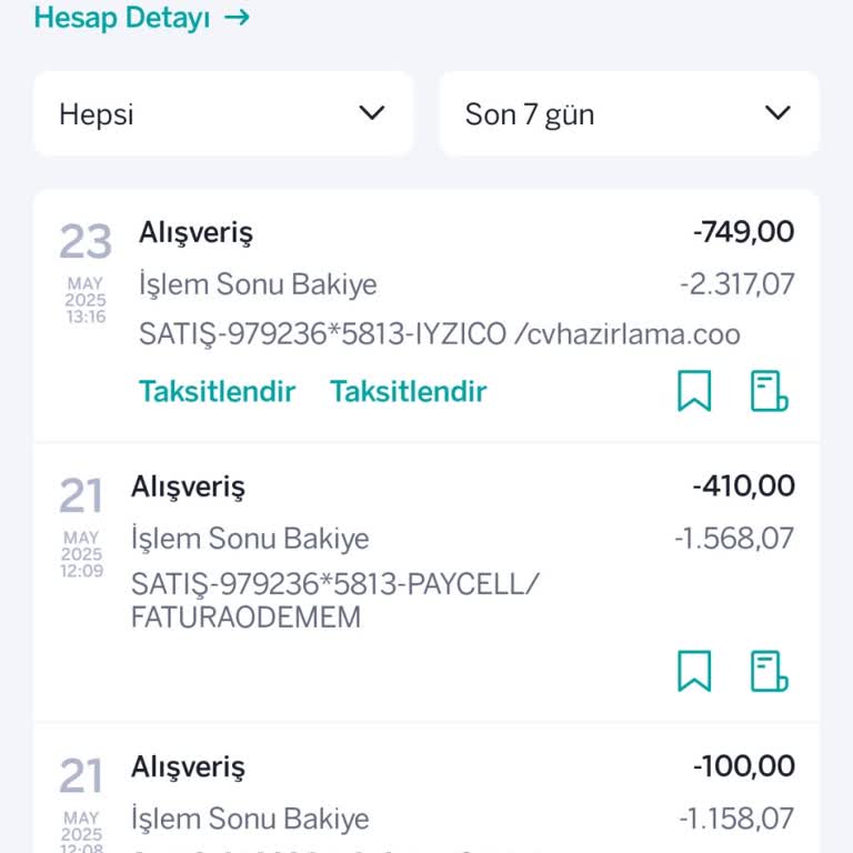 İzinsiz Çekilen 749 TL'nin Acil İadesini Talep Ediyorum