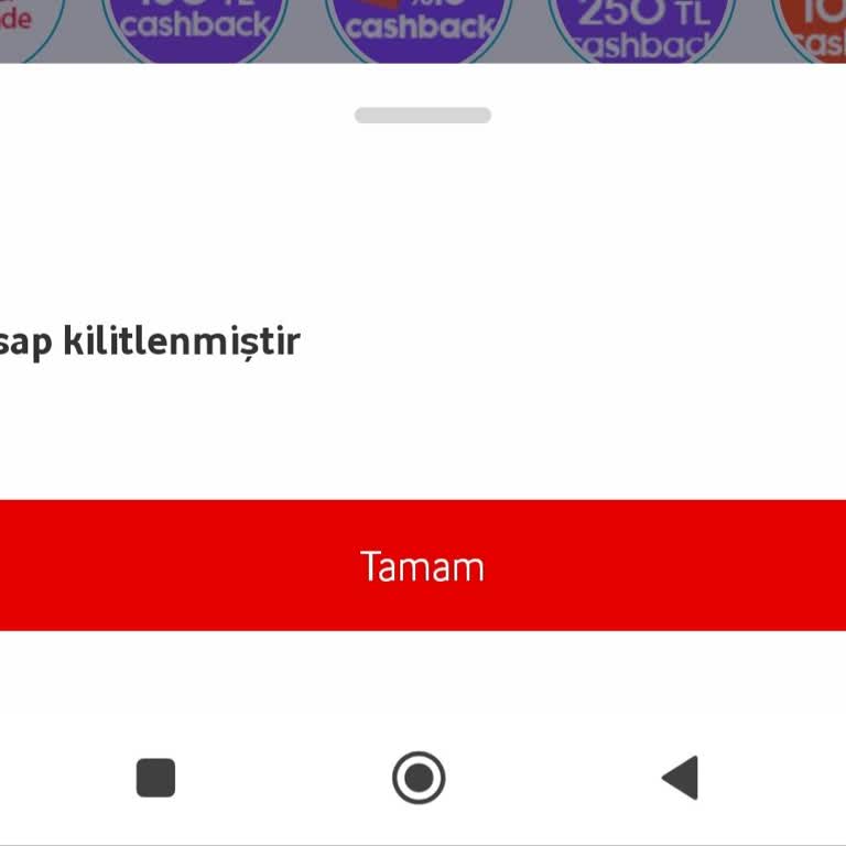 Vodafone Pay Hesabım Kilitlendi, Şifre Yenileyemiyorum Ve Müşteri Hizmetlerine Ulaşamıyorum