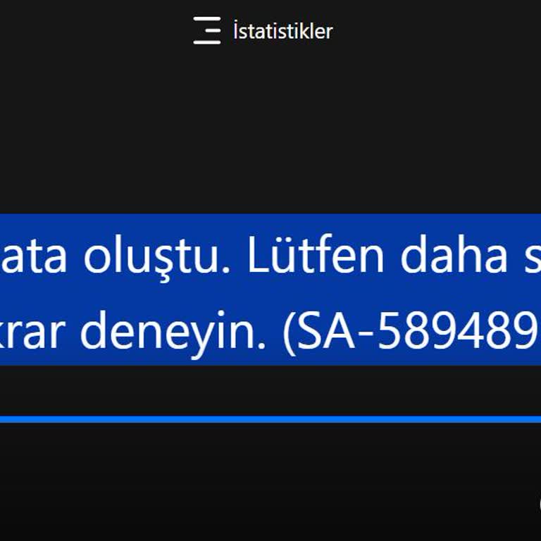 Bilgisayardan Maç İzlerken Sürekli Hata Alıyorum