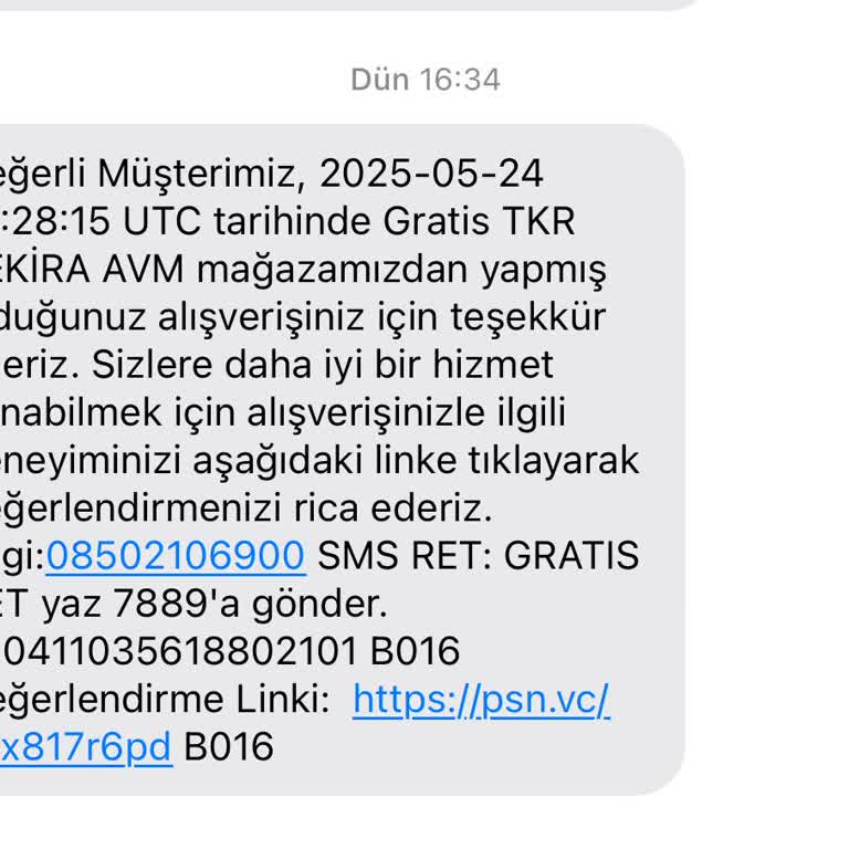 Gratis İzinsiz Numara Kullanımıyla Yapılan Alışverişler Güvenimi Sarsıyor