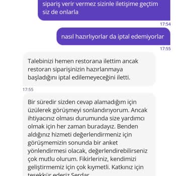 Sipariş İptal Seçeneği Ve Kampanya Sorunu Hayal Kırıklığı Yarattı