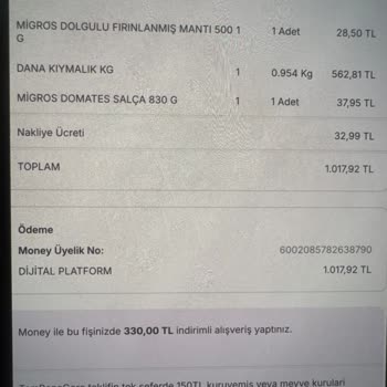 Migros Sanal Marketten Gelen Bozuk Kıyma Ve Müşteri Hizmetlerinden Dönüş Alamıyorum