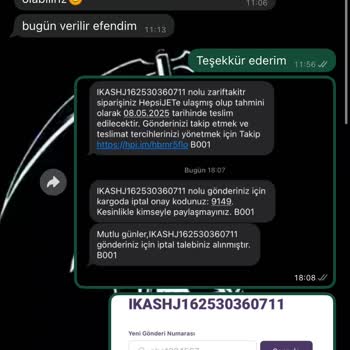 İptal Edilen Üründe Yüksek Kargo Kesintisiyle Mağduriyet Yaşadım