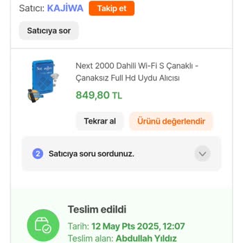 Yeni Aldığım Uydu Alıcısında Wi-Fi Sorunu Ve İlgisiz Satıcı