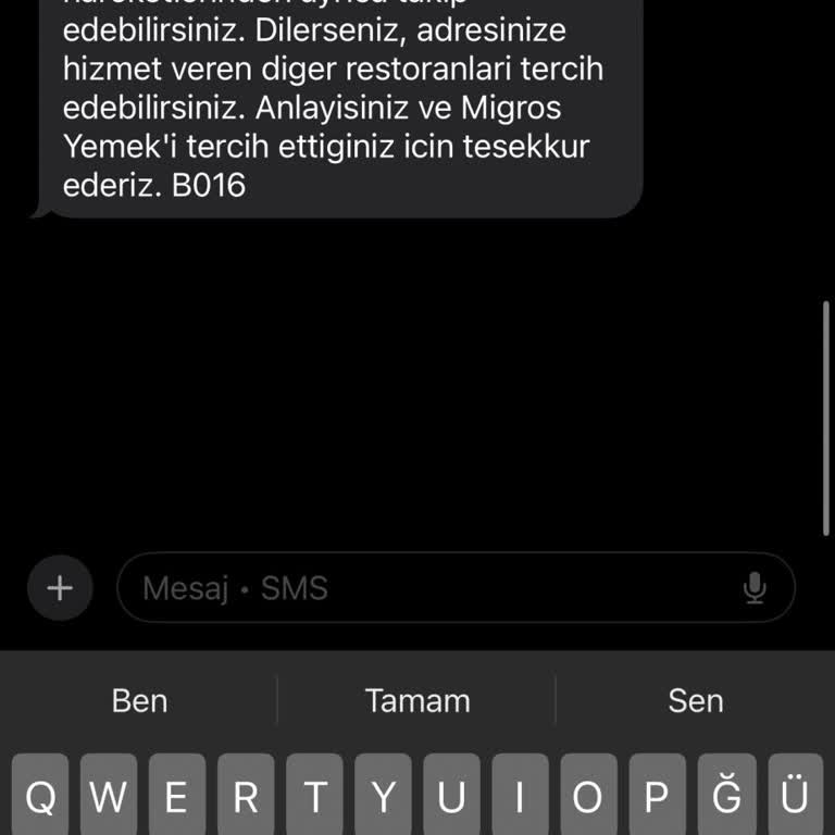 Migros Yemek'te Sipariş İptali Ve Müşteri Hizmetleri Hayal Kırıklığı