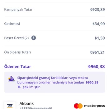 Getir Büyük Para İadesi Yapılmıyor Müşteri Oyalama Taktikleriyle Mağdur Ediliyorum