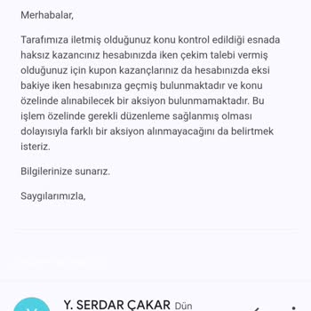 Kazançlarım Haksız Şekilde Geri Alındı, Hesabımdaki Bakiye Eksildi