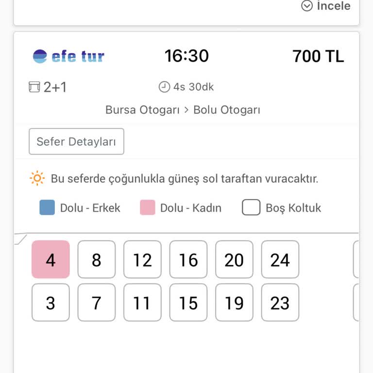 Uzun Yolculukta İhtiyaç Molası Bilgilendirilmemesi