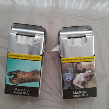 Migros'tan Aldığım Marlboro Touch Blue'nun Orijinalliğinden Şüpheliyim