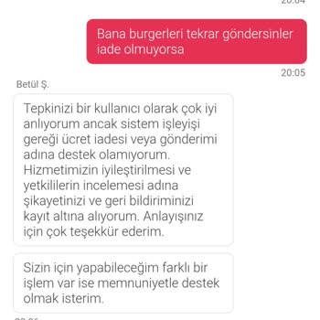 Yemeksepeti Eksik Sipariş Ve İlgisiz Müşteri Hizmeti Mağduriyeti