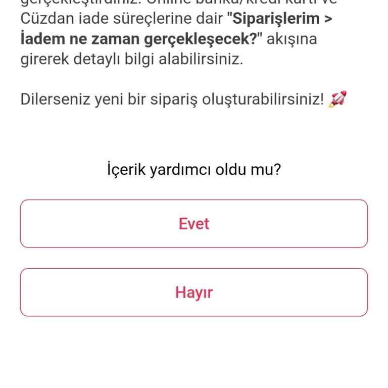 Siparişim Teslim Edilmedi, Müşteri Hizmetlerine Ulaşamadım