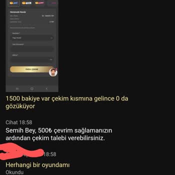 Sürekli Yeni Çevrim Şartları Ve Bitmeyen Talepler