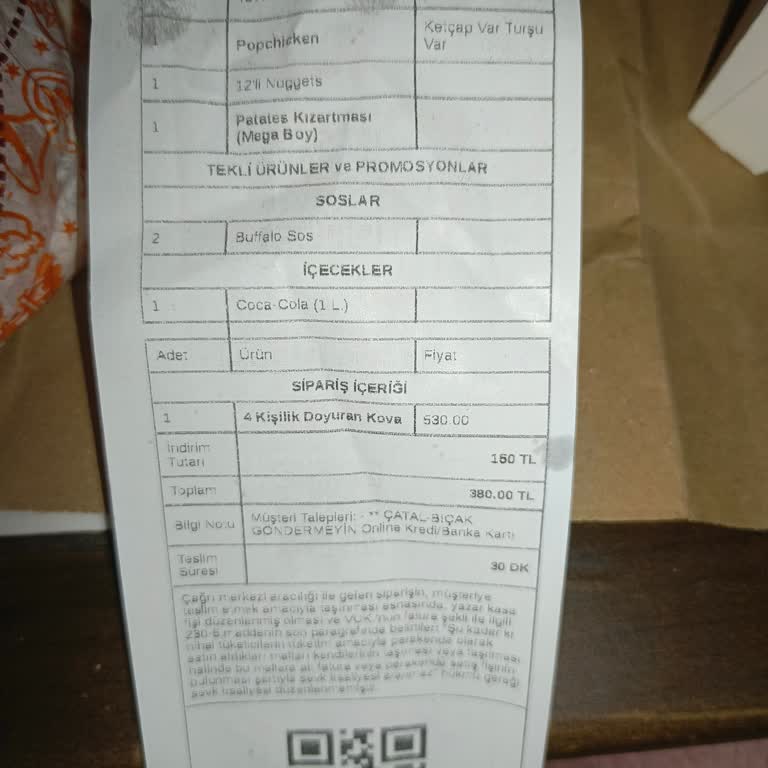 Eksik Ve Yanlış Sipariş, Yetersiz Hizmet Deneyimi