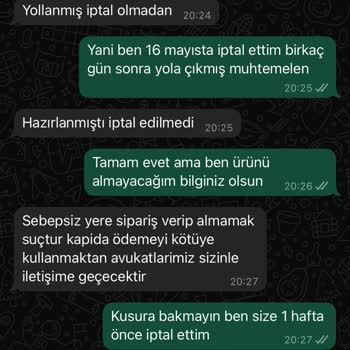 İptal Edilen Siparişime Rağmen Kargo Gönderildi Ve Suçlu Ben Oldum