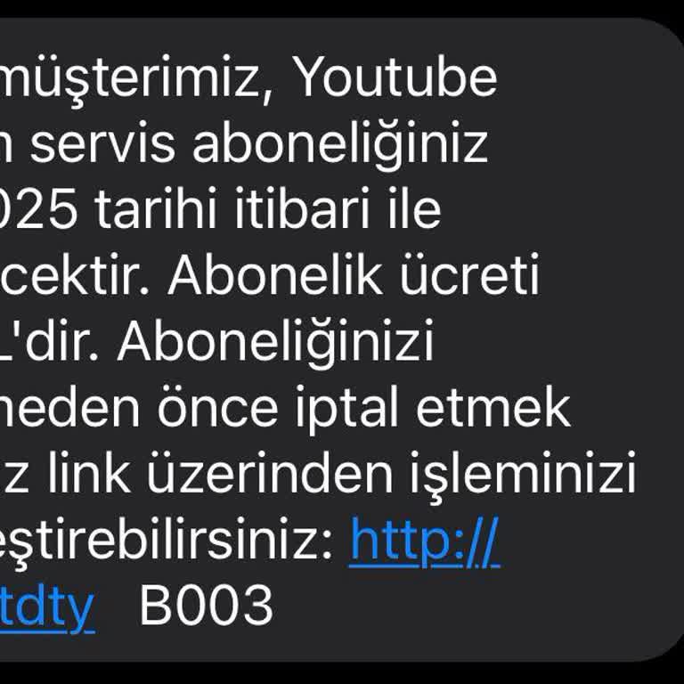 Kullanmadığım Youtube Premium Üyeliği İçin Ücret Alındı, İade Talep Ediyorum