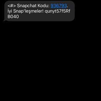 Telefon Numaram Kullanılarak Açılan Snapchat Hesabı Hakkında Acil İşlem Talebi