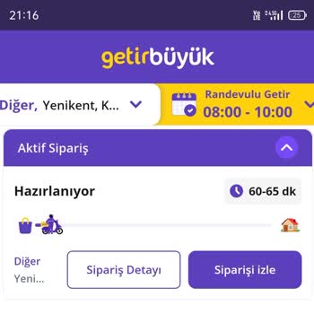 Getir'in Mahallemize Hizmet Vermemesi Ve Teslimat Gecikmeleri