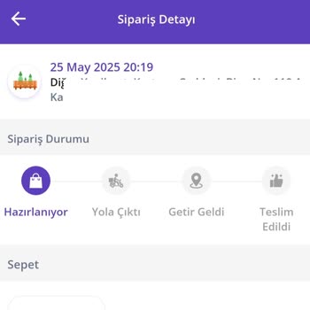 Getir'in Mahallemize Hizmet Vermemesi Ve Teslimat Gecikmeleri