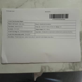 Ayakkabı Kısa Sürede Deforme Oldu, Mağaza Destek Vermedi