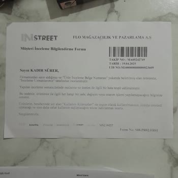 Ayakkabı Kısa Sürede Deforme Oldu, Mağaza Destek Vermedi