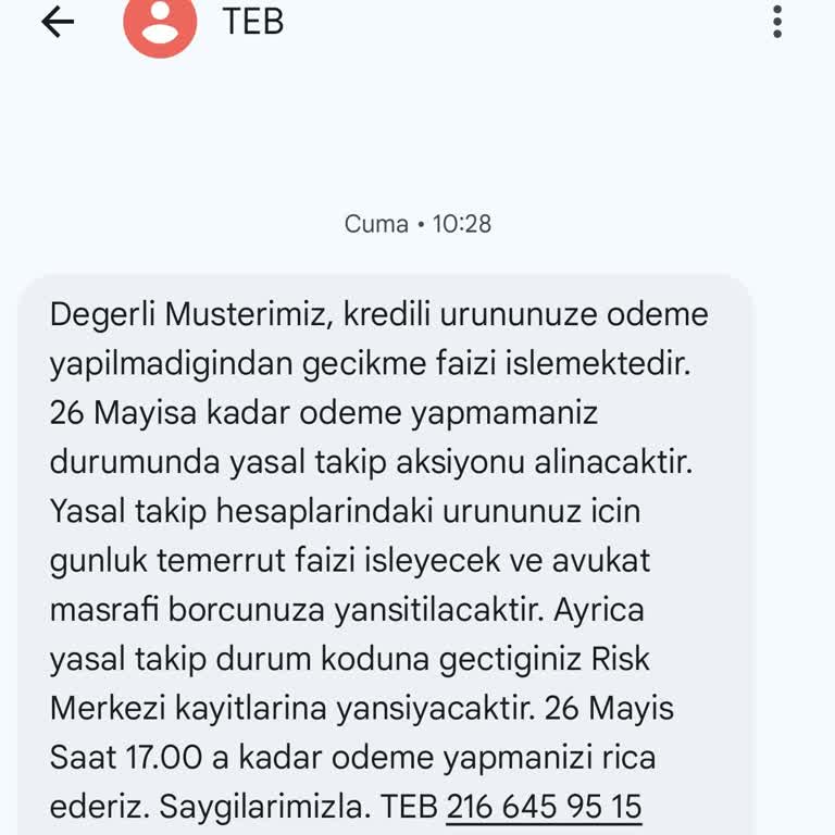 Kredi Ödememde Yaşanan Sorunlar Ve İletişim Eksikliği